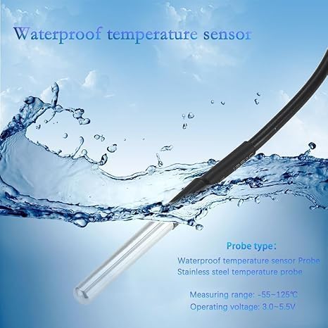1CH Tuya Intelligent Temperature Sensor,85-250V Dry Contact Relay,Wireless Intelligent Monitoring,Temperature Control of Greenhouse Hatching Fish Tank seedlings,Compatible with Alexa Google Home
