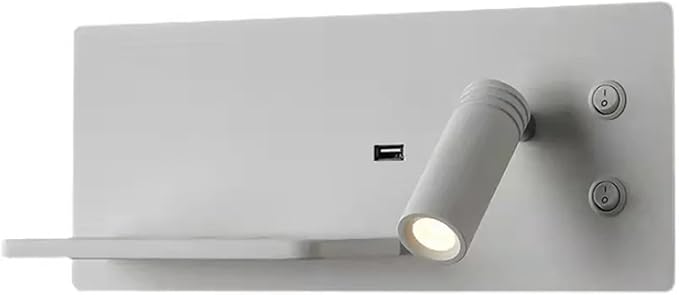 Wireless Charging Column Modern Minimalist Style LED Tone Wall Light Black White Luxury Home Decor Home Appliances Bedroom Nightstand, Led Chandeliers