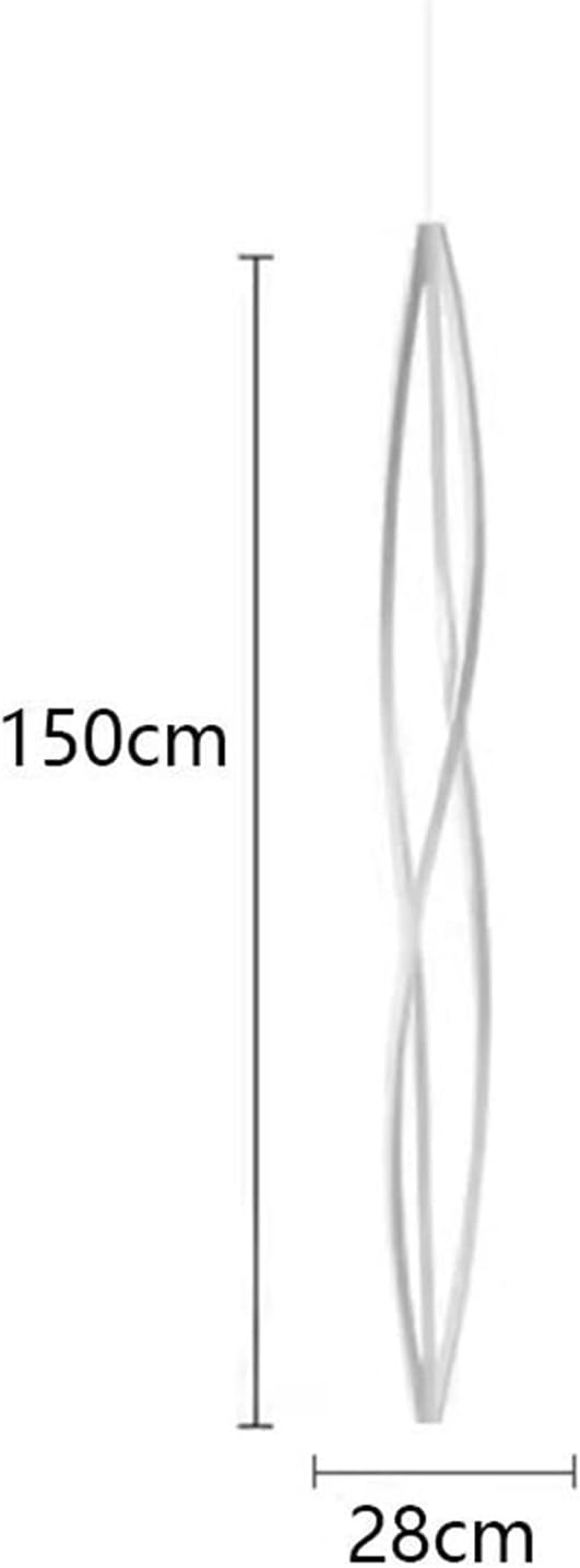 Modern Home Decor Led Lights Pendant Light Lamps Forstaircase Chandeliers for Living Room Hanging Indoor Lighting,Modern LED Chandelier(APP with RC Dimmable,White 150cm)