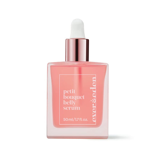 Evereden Petit Bouquet Belly Serum, 1.7 fl oz. | Clean & Vegan Women's Belly Oil for Pregnancy and Postpartum Maternity Skincare | Non-Toxic Stretch Mark Oil