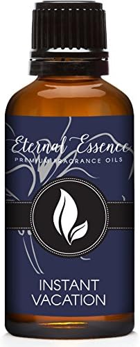 Eternal Essence Oils Instant Vacation 30ml Premium Fragrance Oil - for Candle, Soap Making, Aromatherapy, Diffusers, Home Care, & Humidifiers