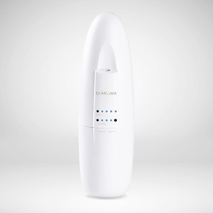 Di’Aroma Waterless Diffuser Plug in – Professional Nebulizing Essential Oil Diffuser for Home Fragrance – Up to 500 sq ft Scent Coverage – No Heat, No Water – Air Freshener for Home, Office & Spa