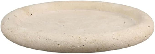 Modern Style Marble Tray Organizer - Modern Stone Decoration for Living Room, Dining Table, Office - Stylish Key and Jewelry Holder(Beige6)