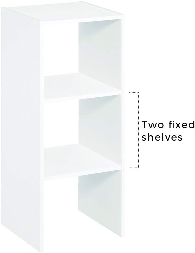 ClosetMaid 8953 Stackable Vertical Organizer, 31.5" H x 12.01" W x 11.61" D, White