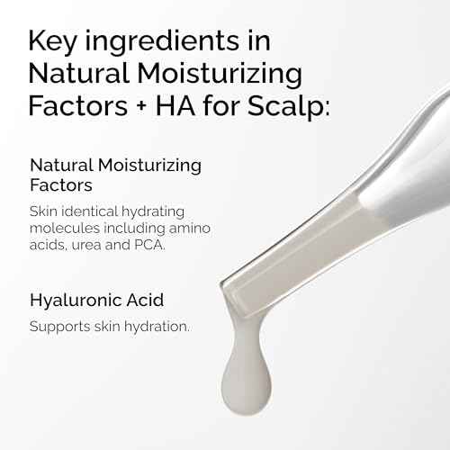 The Ordinary Hair Care Natural Moisturizing Factors + Hyaluronic Acid, Lightweight Hydrating Scalp Serum with Hyaluronic Acid and Squalane, 2 Fl Oz