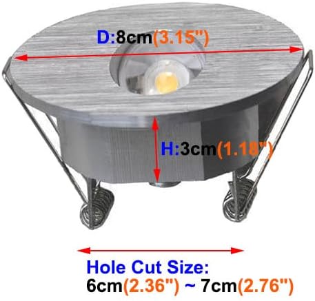 3W LED Steps Wall Light Aisle Wall Corner Lamp Fixture,Recessed Lighting Wall Lamps,Flush Mount Indoor Stairs Lights,Cool White 6000K