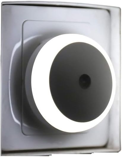 LED Night Light in Dusk to Dawn Smart Sensor Auto Dim Into Wall Night Lamp for Bathroom Hallway Kitchen Stairway Bedroom(1pc Amber)