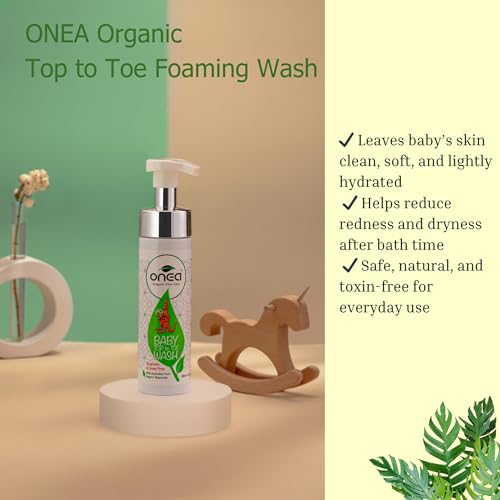 Onea Organic Skincare Baby Gift Pack - Daily Care Baby & Mommy - Newborn Babies Set - Baby Moisturizer & Massage Oil - Paraben & Sulphate Free - for New and Expecting Moms