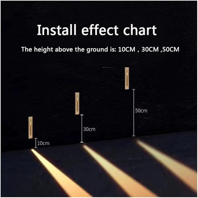 Modern Stairway Lights 10Pcs Led Lighting for Stair Railing Embedded 3W Ac85 265V Non Waterproof Ideal for Stair/Decks/S/Hallway/Movie Theater Corridor 4000K,Brushed Silver-6000K
