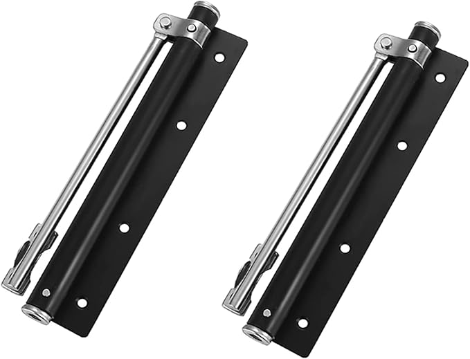 Automatic door closers,2Pcs Spring Loaded Door Closer,Automatic Adjustable Door Closing Mechanism,Stainless Steel Gate Closer,Durable Door Hardware For Office Door Home Improvement For Home Door (6 Co