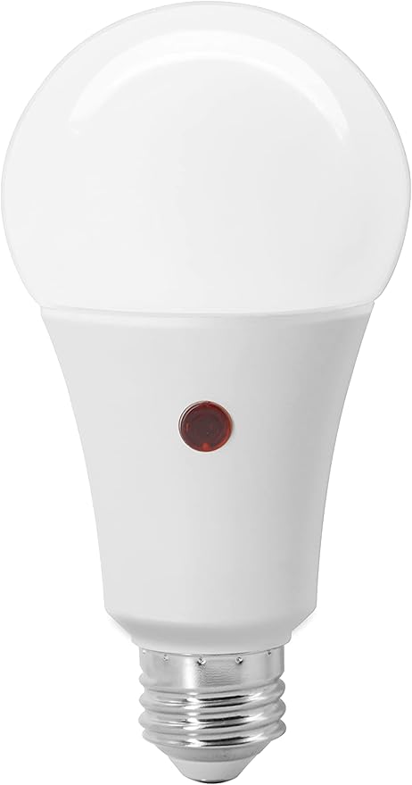 Sylvania Dusk to Dawn A21 LED Light Bulb with Auto On/Off Light Sensor, 100W=13W, 1500 Lumens, 5000K, Daylight - 1 Pack (41291)
