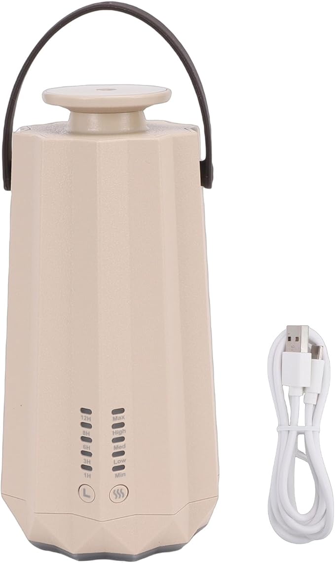 Fabater Essential Oil Diffuser, Smart Fragrance Diffuser, Portable 50ml Smart Scent Air Machine, App Control Low Noise Air Freshener for Plants, Pets, Home, Office, Dormitory (Beige)
