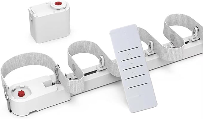 Hidden WiFi Smart Curtain Track System, 2.0N.m <30dB Quiet Brushless Motor, Automatic Ripple Fold Drapery Opener with Remote, Alexa & Google Home, 132lb Load, SX-X20 (7 meters (275.6 inches))