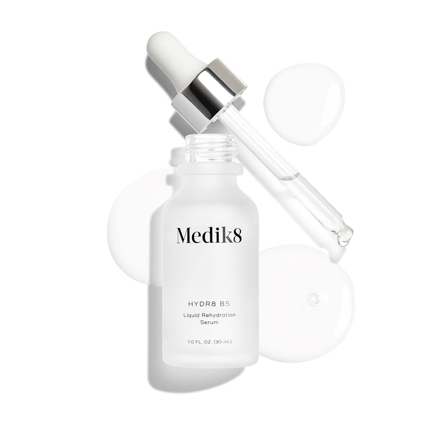 Medik8 Hydr8 B5 - Intense Hydrating with Vitamin B5 - Hyaluronic Acid Serum for Face - Plumping and Moisturizing Face Serum - Gluten Free - 1.0 oz