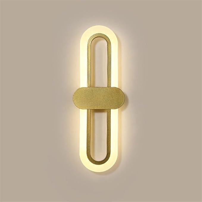 Bedroom Bedside Modern Minimalist Living Room Background Wall Led Three-Color Light-Changing Wall Lamp Simple Aisle Balcony Lamp, Lighting Chandelier