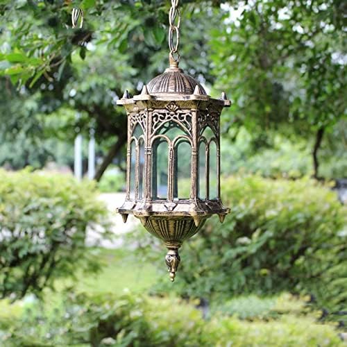 Europe Outdoor Hang Light Retro Garden Balcony Pendant Lamp Restaurant Decoration Lighting Study Villa Yard Luminaria,chandalier