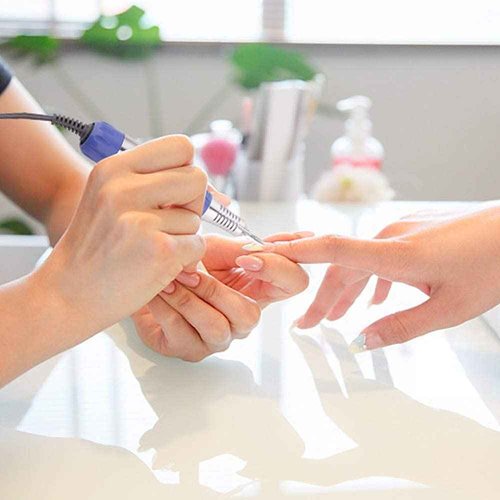 Makartt Nail Drill with Nail Bits Bundle, Electric Nail Drill Machine and Carbide Diamond Ceramic Acrylic Nail Drill Bits 7Pcs Remove Acrylic Nail