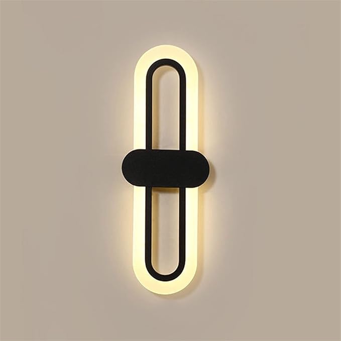 Bedroom Bedside Modern Minimalist Living Room Background Wall Led Three-Color Light-Changing Wall Lamp Simple Aisle Balcony Lamp,Living Room