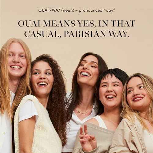 OUAI Scalp & Body Scrub, Melrose Place - Exfoliating Body Scrub with Sugar & Coconut Oil Blend for Smooth, Moisturized Skin - Gentle Scalp Exfoliator for Removing Product Build Up (8.8 Oz)