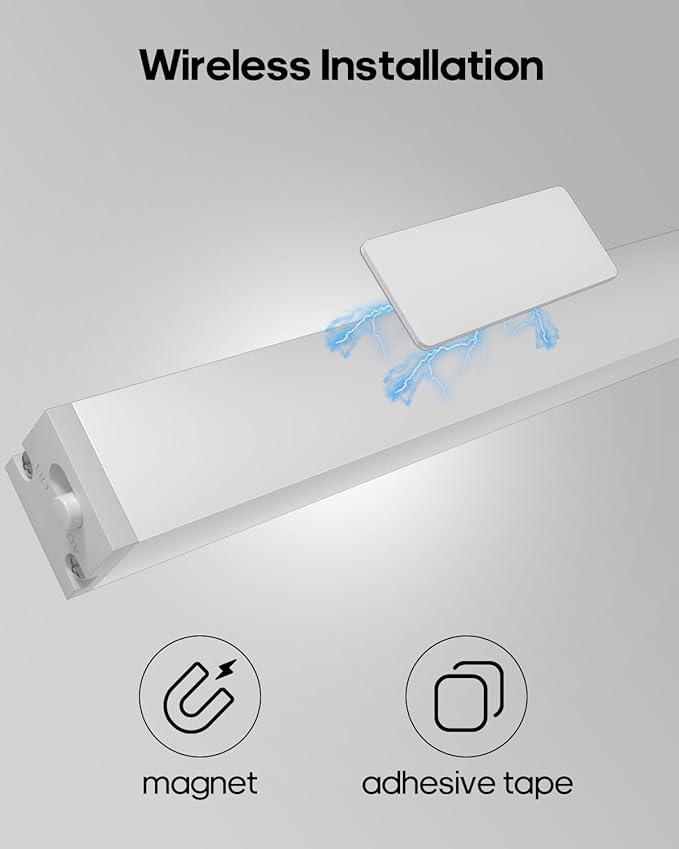 6 Pack Led Under Cabinet Lights Wireless with Charging Station, 7’’ Rechargeable Motion Sensor Light Indoor, Dimmable Closet Lights for Cabinets, Bookshelf, Stair, Hallway