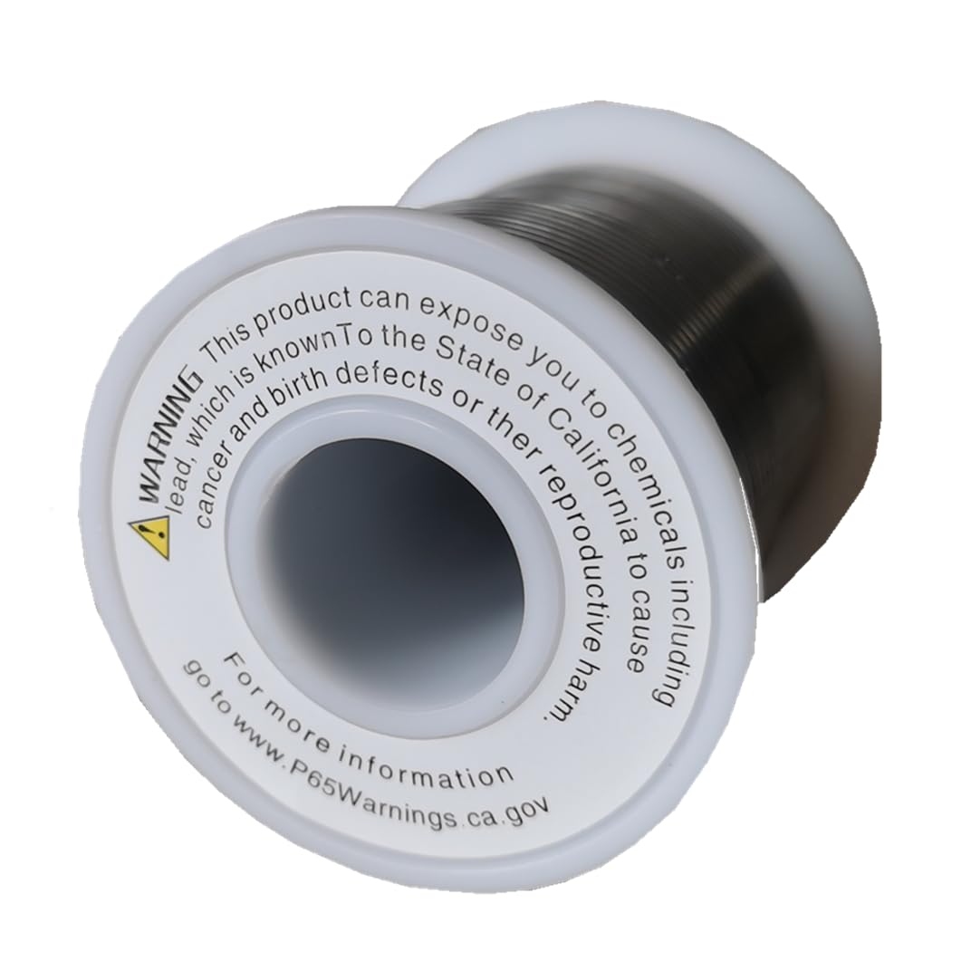 wyunway 60/40 solder for stained glass solder wire (450g(1LB)，1/8"(3mm) Dia"