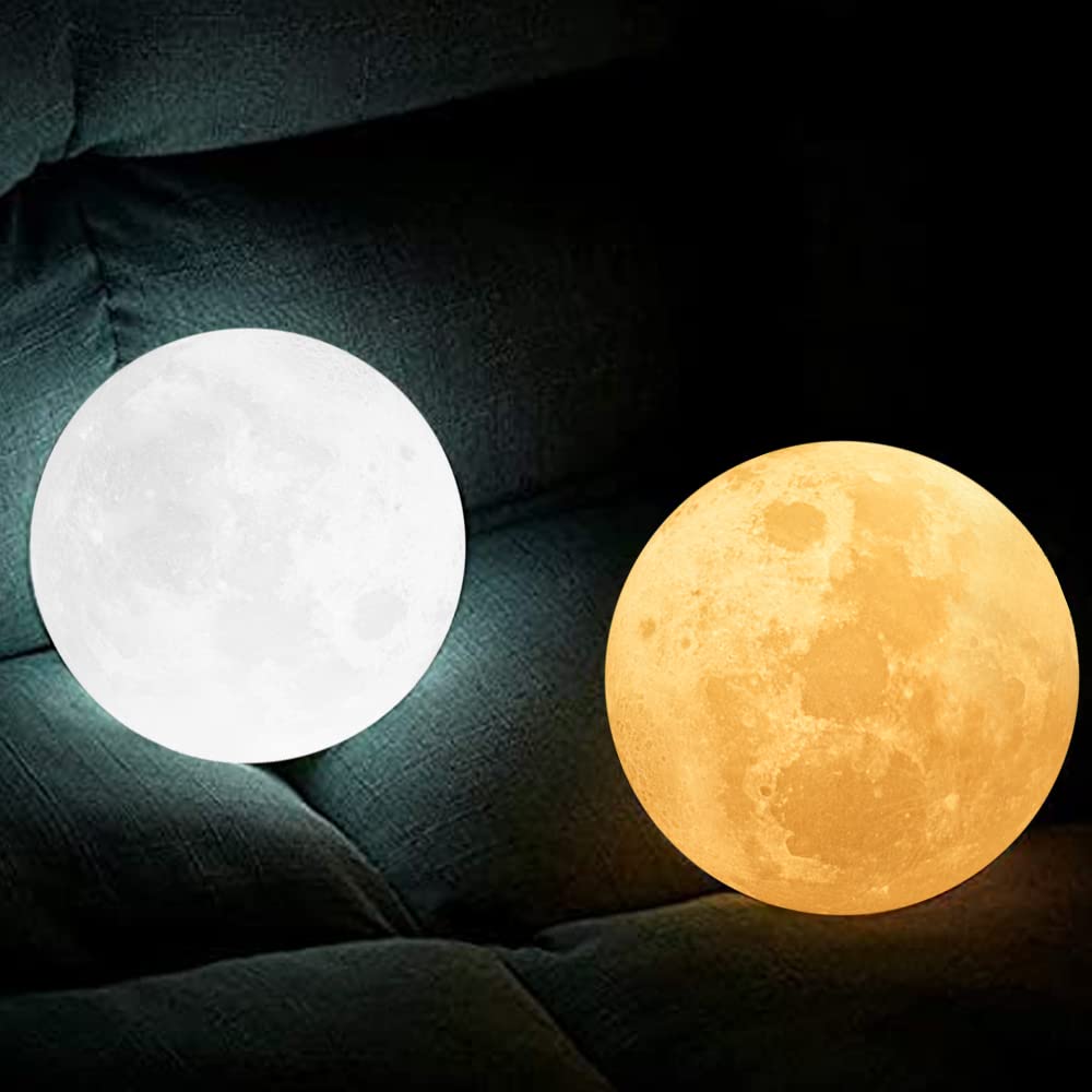 K KENON Engraved 3D Moon Lamp Anniversary Valentine‘s Gift for Wife, to My Wife Birthday Gifts from Husband, Personalized 5.9 Inch 3D Printing Moon Light Gift for Wife Mother's Day Christmas Gift