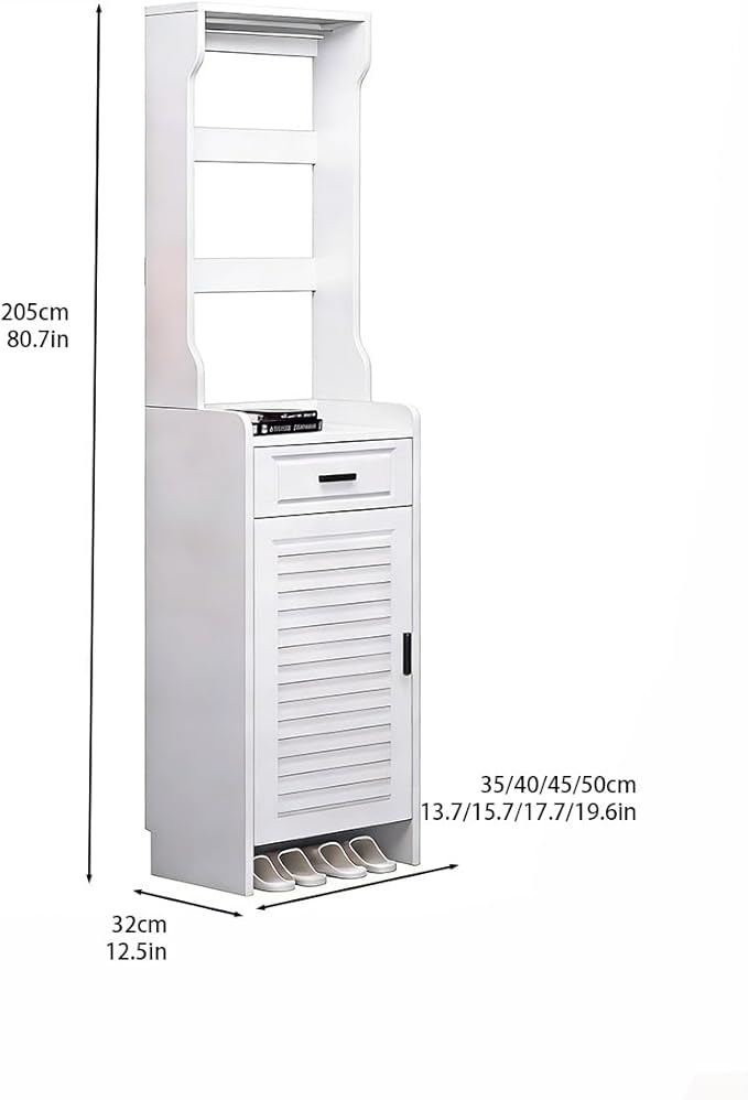 Cabinet halltree Hallway Entry Way Racks, Hallway Organizer for entryway,mudroom, for Hallway, Hallway(205x32x40cm)