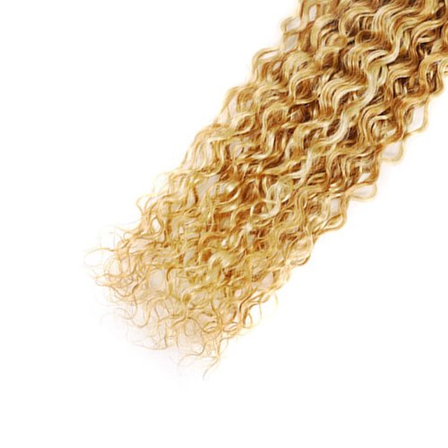 DiexrLamx Hair P27/613 Human Hair Bundles Honey Blonde Curly Bundle 24 26 28 Inch 8A Brazilian Virgin Hair 3 Bundle Blonde Highlight Curly Bundle