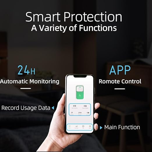 ZigBee DIY Smart Switch 50A| DIN Rail Switch| 1P+N 90-240VAC| Real-time Power Monitoring| Remote Control and Set Timer for Home Automation| Support Tuya/Smart Life| Voice Control| FCC Certified