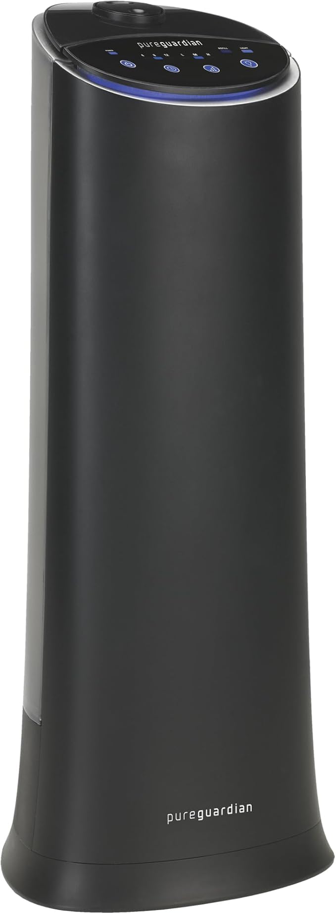 Pure Guardian Ultrasonic Cool Mist Humidifier, 100 Hour Run Time, 1.5 Gallon Tank, 440 Sq. Ft. Coverage, Medium Rooms, Quiet, Filter Free, Black, H3200BAR
