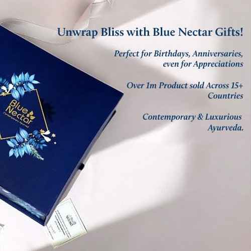 Blue Nectar Indulgent Nature Beauty Gift Set for Women & Men | Face Cream, Serum, SPF Lotion, Face Wash & Rose Face Mist | Gift Box for Birthday, Anniversary & Special Occasions