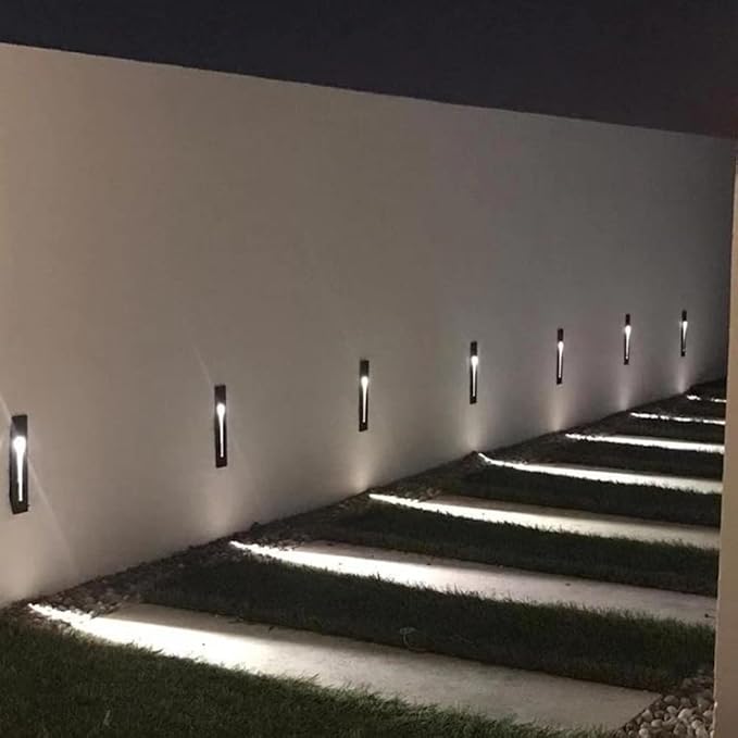 3W Recessed Led Stair Light AC85-265V Indoor IP20 Outdoor IP65 Corner Wall Lights Stairs Step Stairway Hallway Staircase Lamp,Modern Wall Sconces