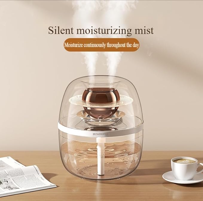 105 oz (3000ml) Essential Oil Aromatherapy Diffuser, Transparent Dual Spray Large Capacity Humidifier with Night Light for Large Rooms, Office, Home, Spa, Yoga, Bedroom, Gym (Pink)