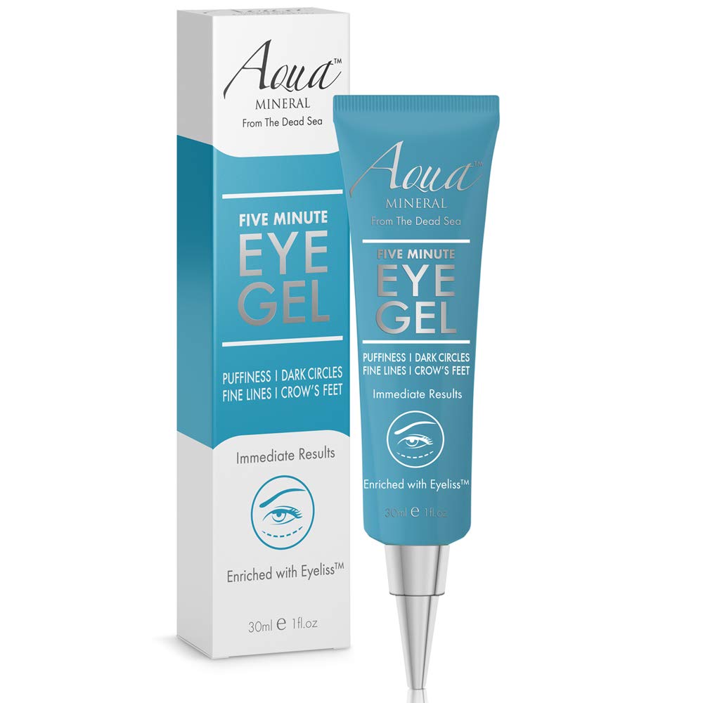 Puffy Eye GEL Instant results â Naturally rapid reduction eye gel, Eliminate Wrinkles, Puffiness and Bags â Hydrating Eye Gel w/Green Tea Extract by Aqua Mineral â 1 oz