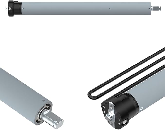 AC120V RS485 Motorized Roller Shade Motor, 45mm Electronic Limit Tubular Motor for Smart Blinds, Awning & Projector Screen, Compatible with Control4 (20 N.m for Φ60mm（2-3/8"） Octagonal Tube)