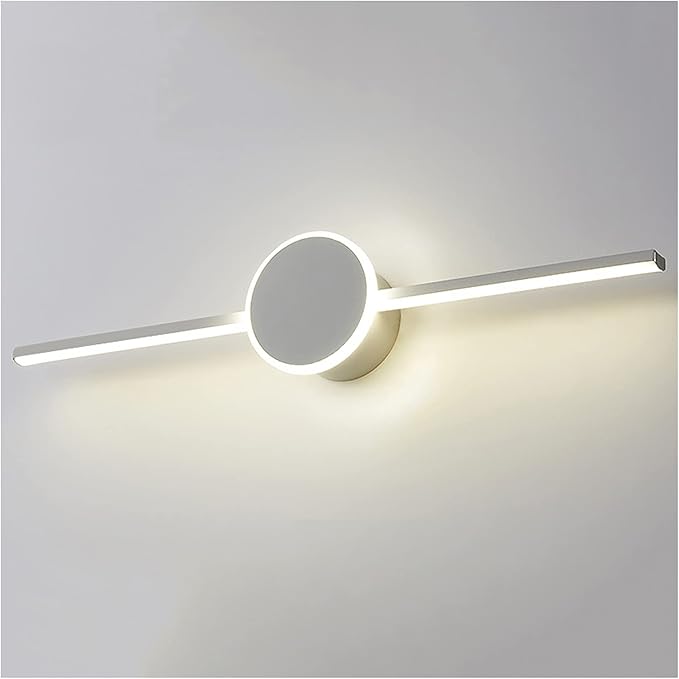 Wallps,Mertnk Bath Mirrorps Vanity Light Bathroom Mirror Lights Waterproof Led Mirror Front Light Stainless Steel and Acrylic Make-Upp Indoor Lightifixture Wall Light/Three Color Light/61Cm