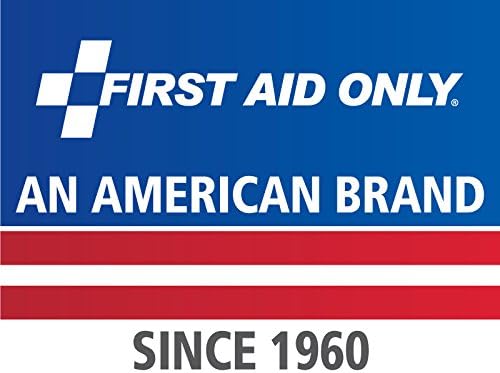 First Aid Only FAE-3140 SmartCompliance Refill Blue Metal Detectable Foam Fingertip Bandages, First Aid Kit Refill Supplies for Business, Food Service, Restaurants, Worksites, and Home, 20 Count