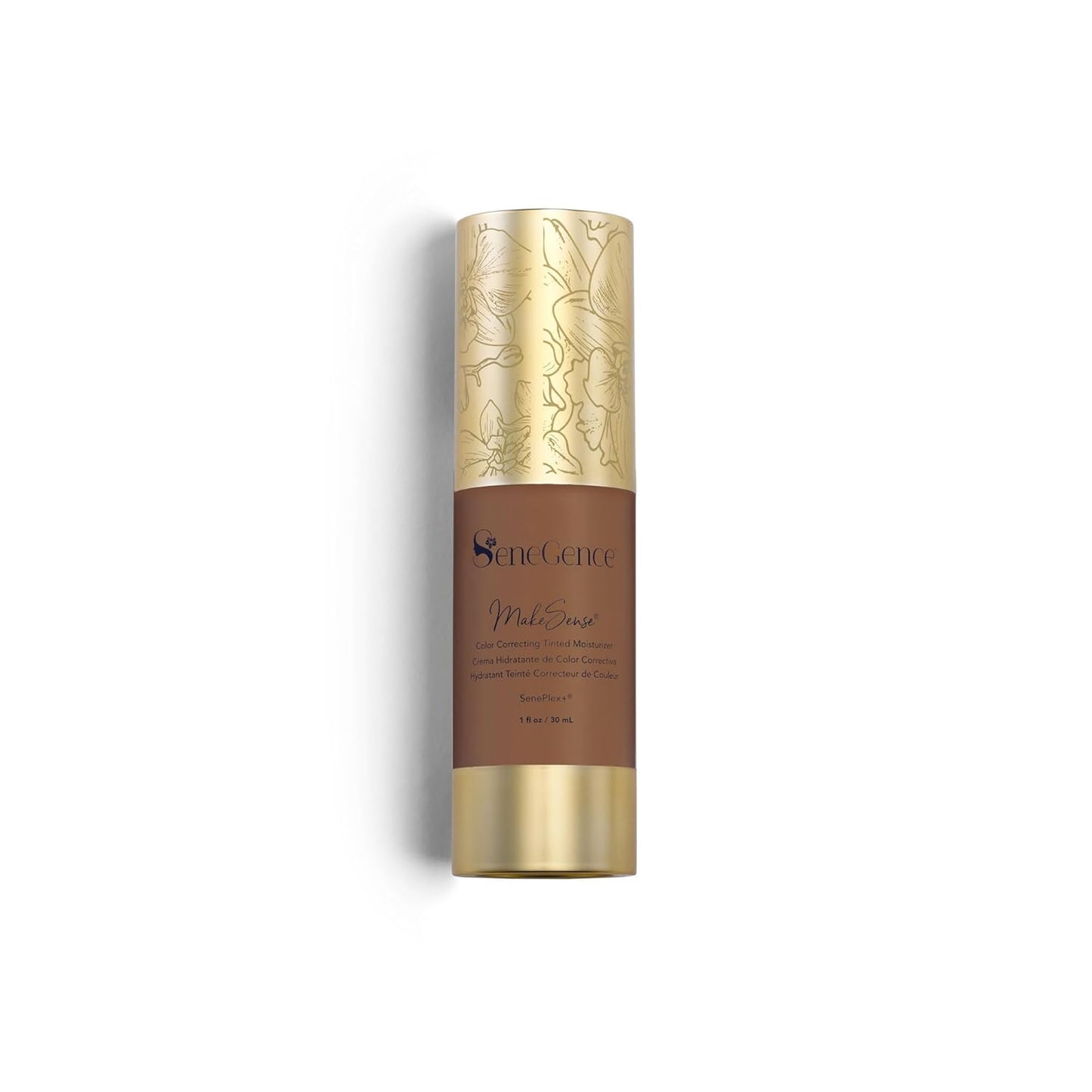 SeneGence MakeSense Color Correcting Tinted Moisturizer with Sheer Coverage, Deep, 1 Fl Oz, Enriched with SenePlex+ and Botanicals for Smooth, Even-Toned Skin