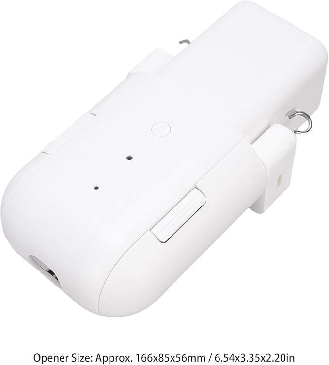 Automatic Curtain Opener, Smart Curtains with Remote, WiFi & Bluetooth Control, Silent Motor, Compatible with Assistant, Shortcuts, T Track, U Rail, Roman Rod