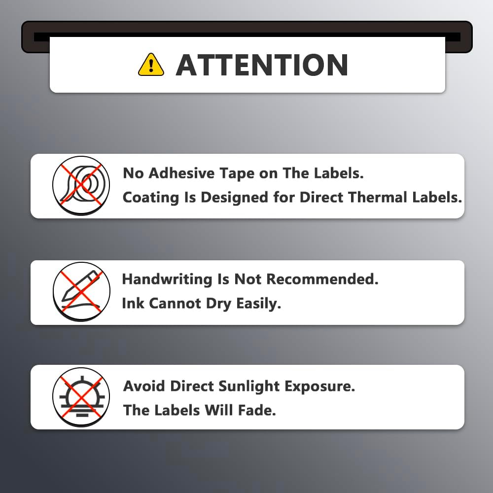 BETCKEY - 2.25" x 4" (57 mm x 102 mm) Multipurpose & Shipping Labels Compatible with Zebra & Rollo Label Printer,Premium Adhesive & Perforated [2 Rolls, 700 Labels]
