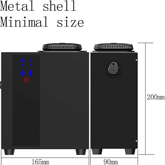 Fragrance Scent Collection HVAC Diffuser - Area 5300 sq ft or Full Air System, Business, Home, Bluetooth Control, Large Bottle, X2000 Black, DIFFMELY