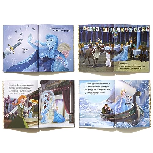 Frozen Little Golden Book Library (Disney Frozen): Frozen; A New Reindeer Friend; Olaf's Perfect Day; The Best Birthday Ever; Olaf Waits for Spring