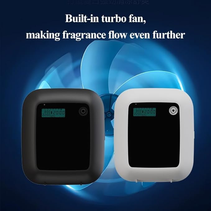 Aroma Diffuser,130ml capacity which can be used for 1-2 months, preventing the oxidation and deterioration. Suitable for large rooms, hotels, spas, and offices, covering an area of 1500 Sq.Ft