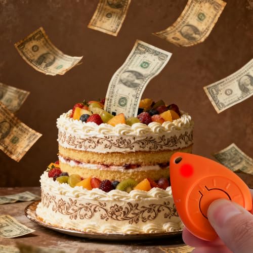 Cake Decoration DIY Money Squirt Surprise Gift Box Flower Bouquet Birthday Coming-of-Age Ceremony Anniversary Party Gift for Birthday Party, Wedding，Gift Cash Box Kit
