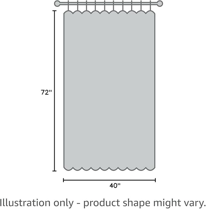 Aiyufeng 2 Panels Sheer Window Curtains 72 Inches Length, Elegant Window Voile Panels/Drapes/Treatment/Backdrop for Living Room Wedding Party Home Decor (40W x 72L inches, Gray)