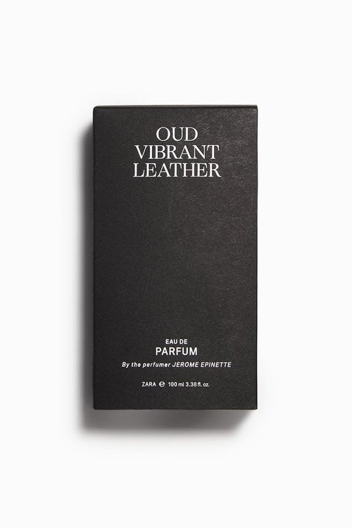 Zara Oud Vibrant Leather Cologne for Men EDP Eau De Parfum 100 ML (3.4 FL OZ)