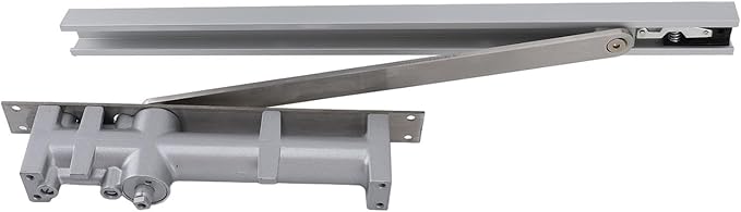 Zerodis Adjustable Safety Spring Hydraulic Door Closer 90° for Commercial and Residential, Made of Premium Zinc Alloy, Prevents Slamming, Suitable for Doors up to 222KG with a Width of