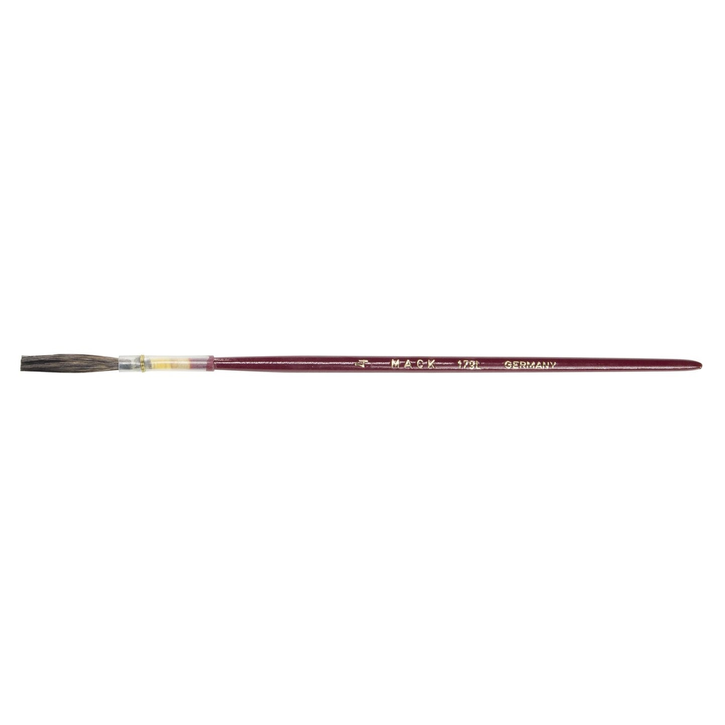 Andrew Mack Brown Kazan Squirrel Hair Lettering Quill Series 179L Size 4