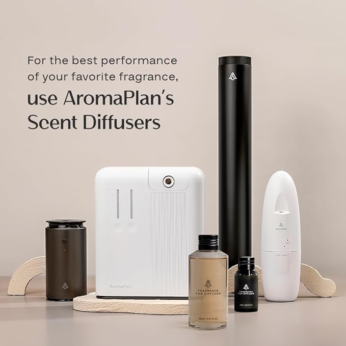 AromaPlan Hotel Scents Cozy Cashmere 5 Fl Oz (148ml), Home Luxury Aroma & Hotel Fragrance Diffuser Oil- Hotel Diffuser Oil for Aromatherapy- USA Made, Bigger Bottle, Bolder Aroma & Longer Lasting