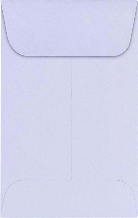LUXPaper #1 Coin Envelopes | 2 1/4" x 3 1/2" | Lilac Purple | 80lb. Text | 50 Qty